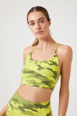 Camo Racerback Sports Bra