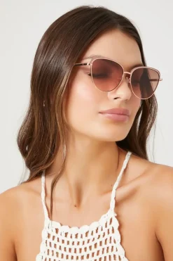 Cat-Eye Frame Sunglasses