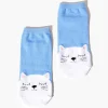 Cat Face Ankle Socks