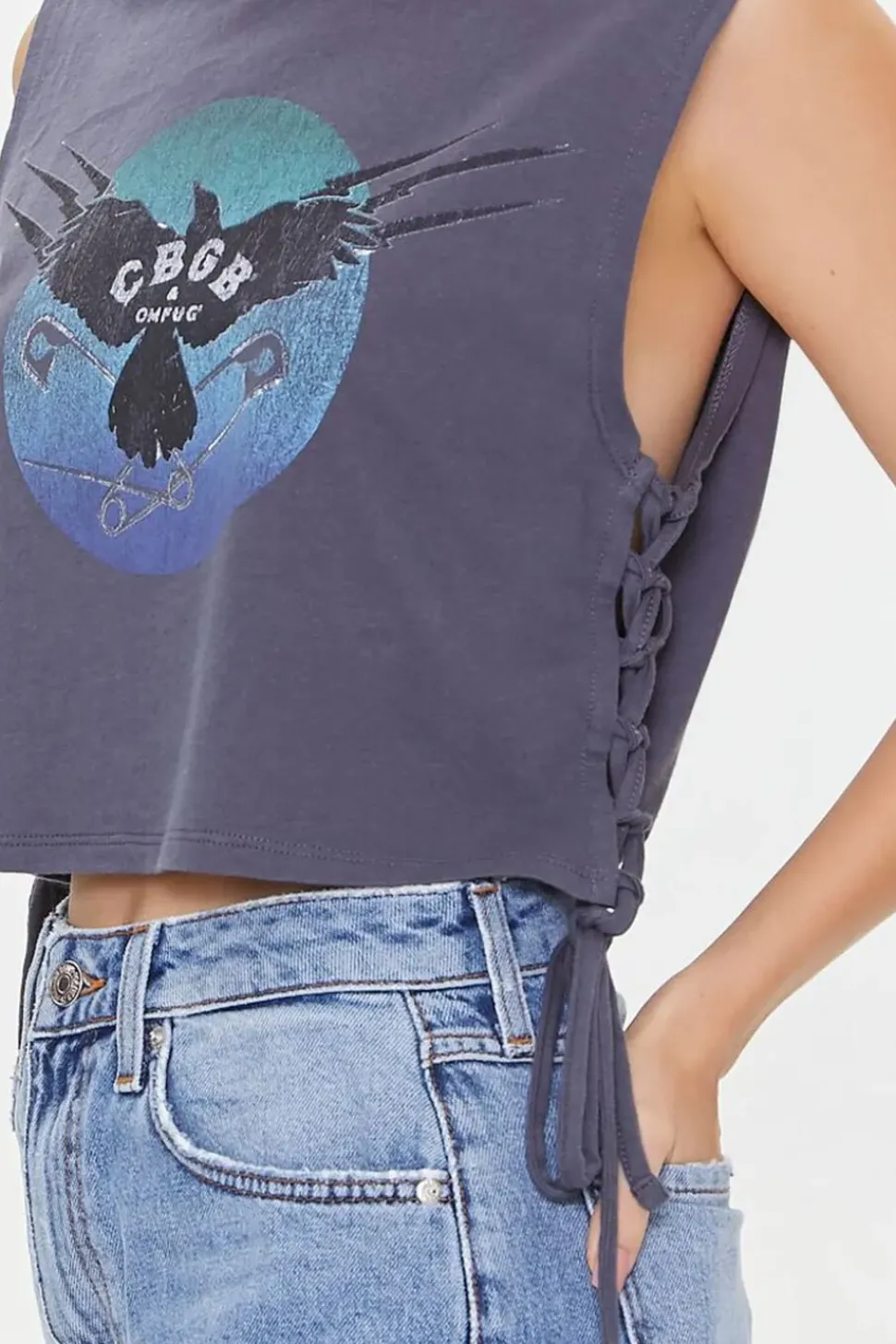 Cbgb & Omfug Graphic Muscle Tee