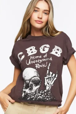 Cbgb Skull Graphic Tee