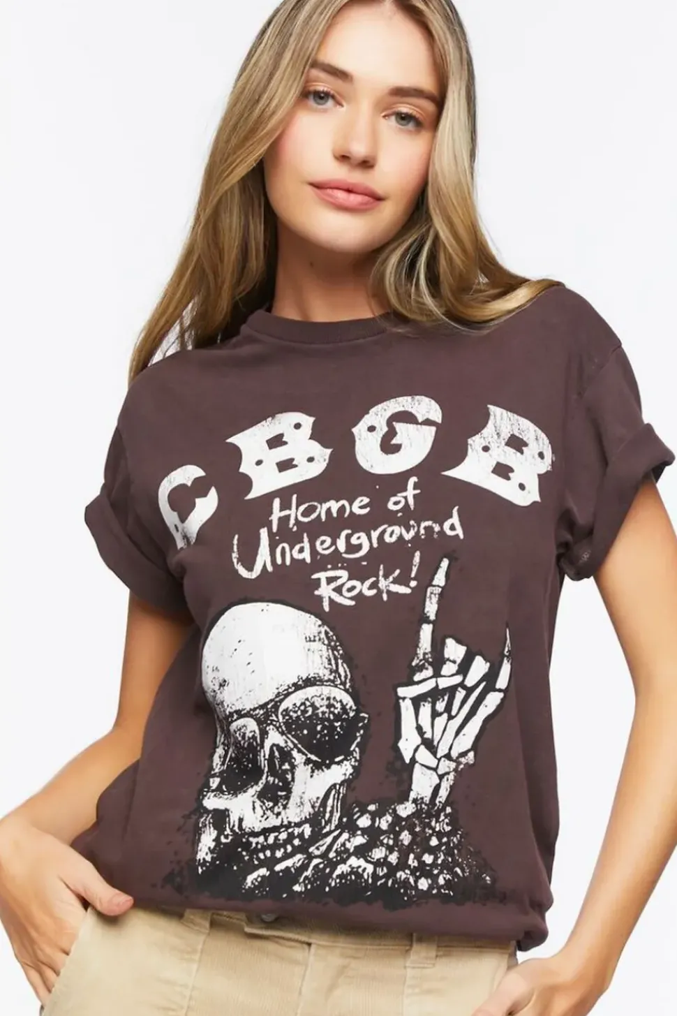 Cbgb Skull Graphic Tee