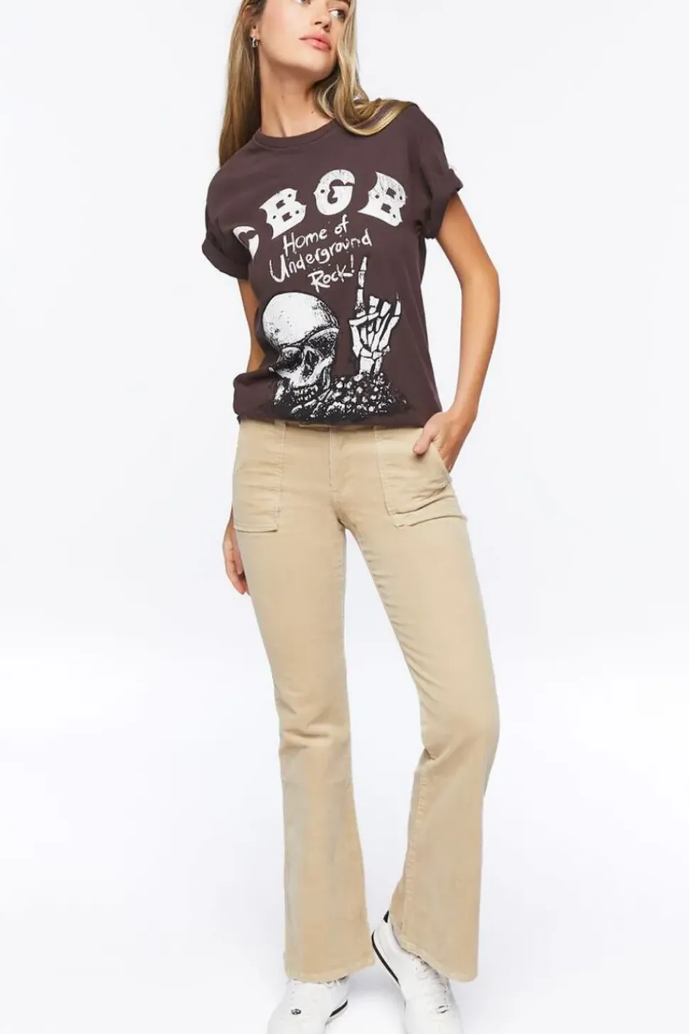 Cbgb Skull Graphic Tee