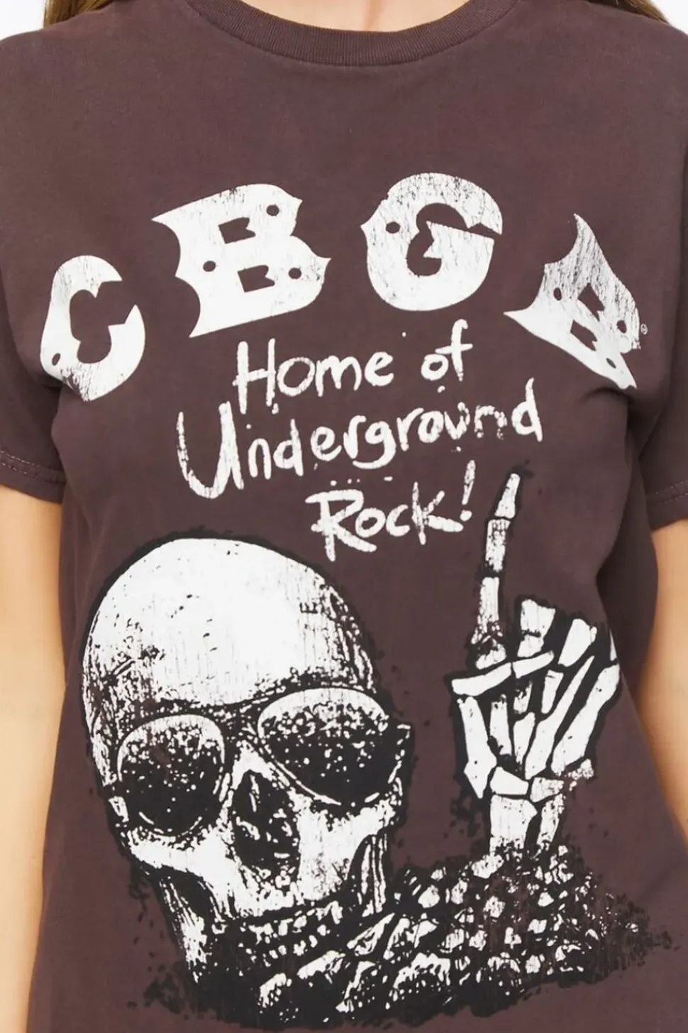 Cbgb Skull Graphic Tee