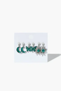 Celestial Charm Earring Set