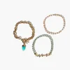Chain & Beaded Bracelet Set