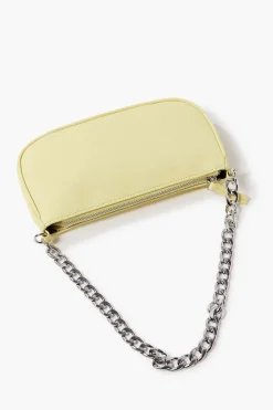 Chain Faux Leather Shoulder Bag