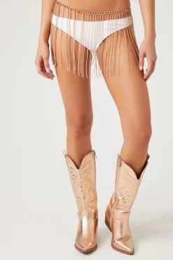 Chain-Fringe Belly Chain