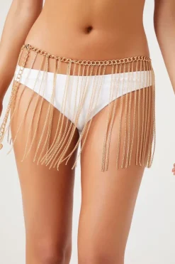 Chain-Fringe Belly Chain