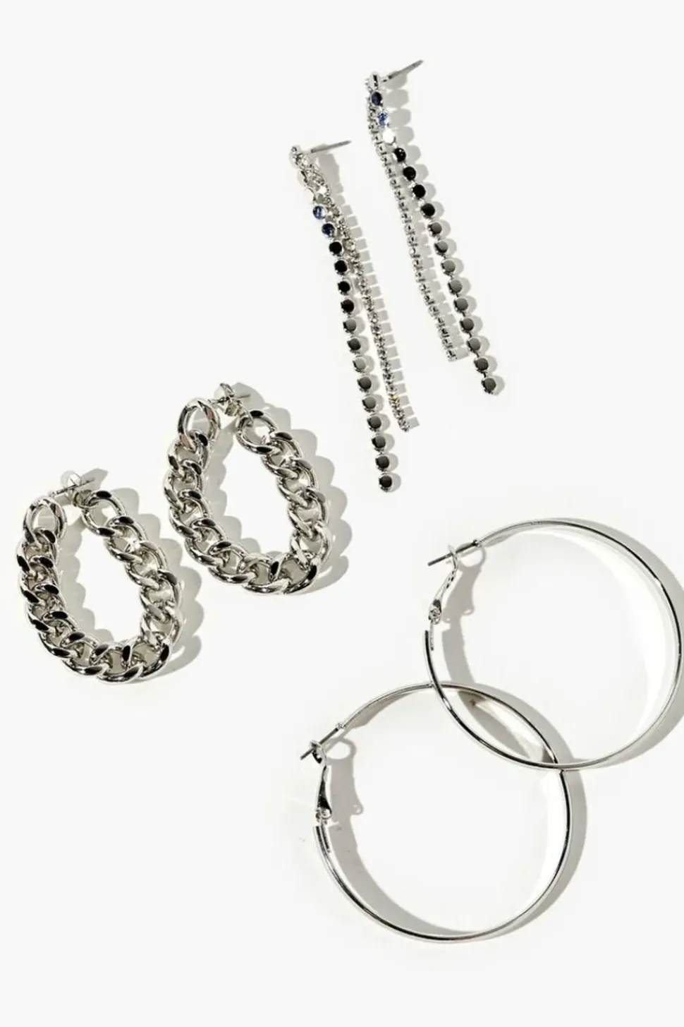Chain & Hoop Earring Set
