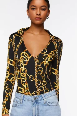 Chain Print Bodysuit