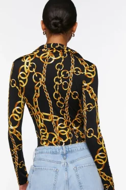 Chain Print Bodysuit