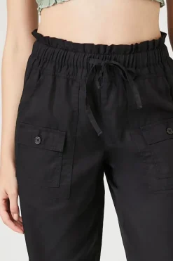 Chambray Drawstring Joggers