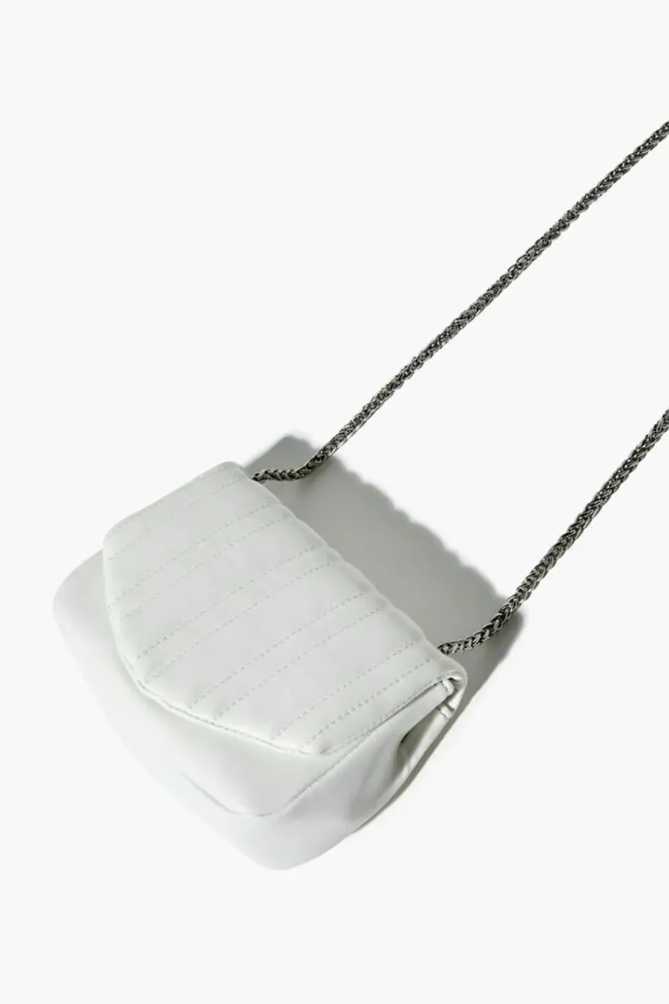 Channel-Stitch Quilted Crossbody Bag