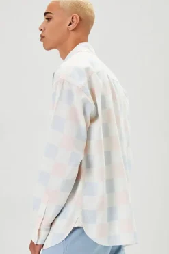 Checkered Button-Front Shirt