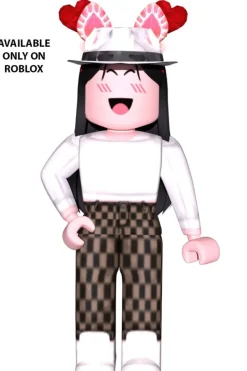 Checkered Print Jeans