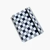 Checkered Spiral Notebook