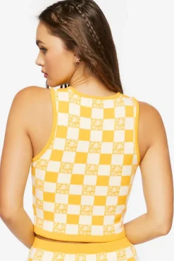 Checkered Sweater Vest