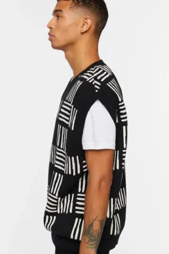 Checkered Sweater Vest