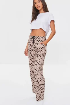 Cheetah Flannel Pajama Pants