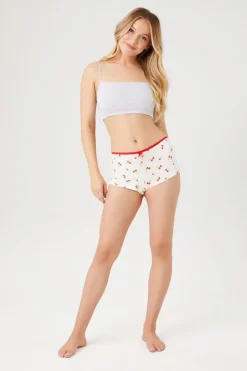 Cherry Print Pajama Shorts