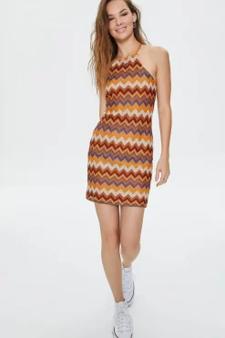 Chevron Mini Cami Dress