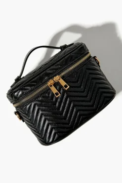 Chevron-Quilted Crossbody Bag