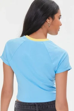 Chill Out Graphic Cropped Tee