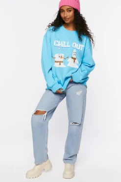 Chill Out Spongebob Graphic Pullover