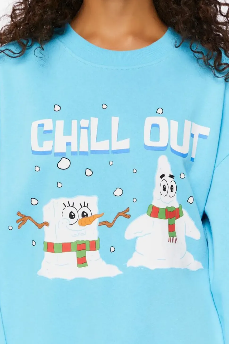 Chill Out Spongebob Graphic Pullover
