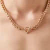 Chunky Chain Toggle Necklace