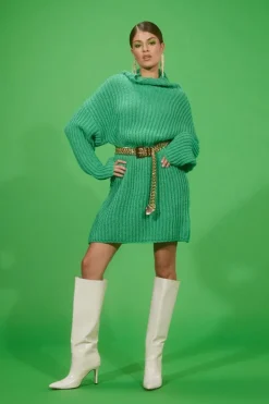 Chunky Knit Sweater Dress