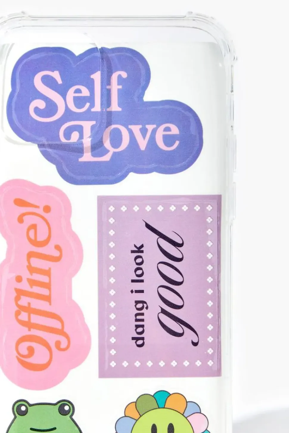 Clear Case & Stickers For Iphone 12