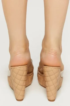 Clear-Vamp Quilted Wedges