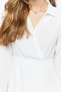 Collared Wrap Maxi Dress