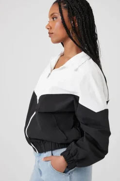 Colorblock Bomber Jacket