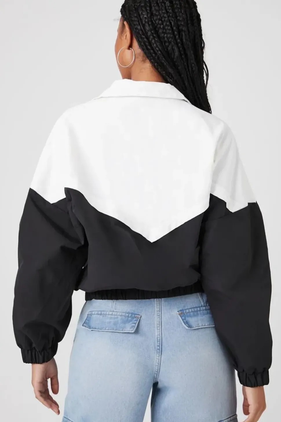 Colorblock Bomber Jacket