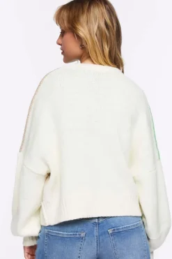 Colorblock Cardigan Sweater