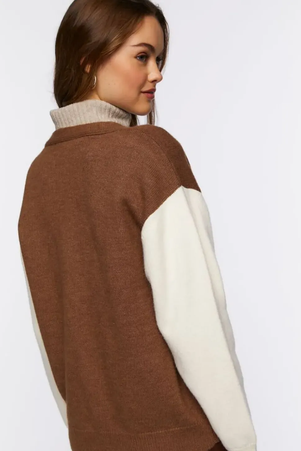 Colorblock Cardigan Sweater