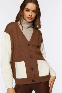 Colorblock Cardigan Sweater