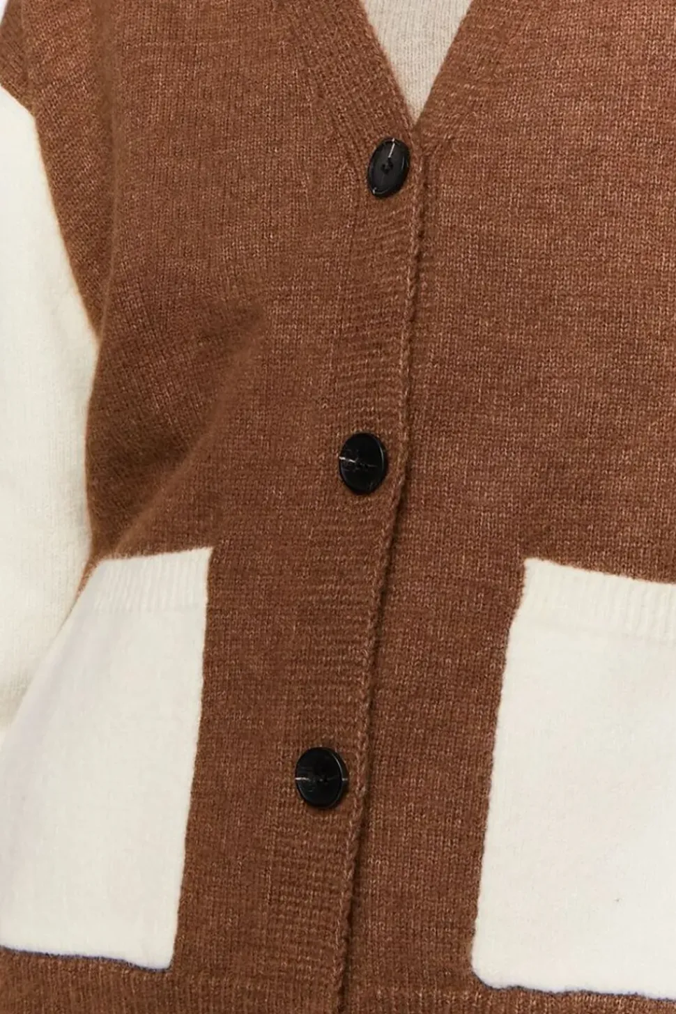 Colorblock Cardigan Sweater