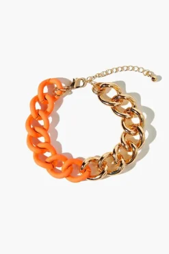 Colorblock Chunky Chain Bracelet