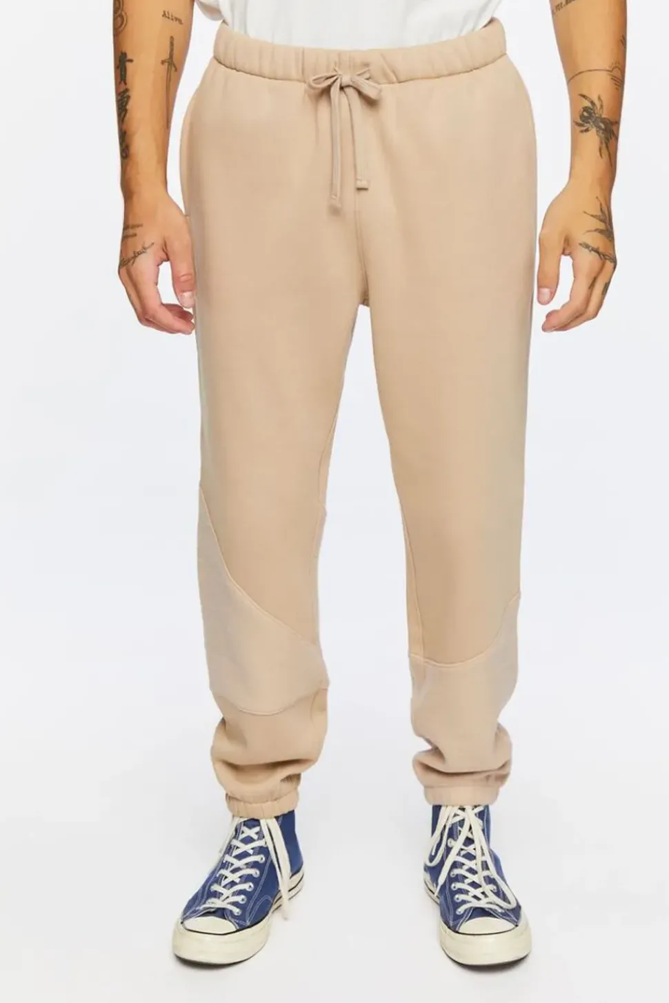 Colorblock Drawstring Joggers