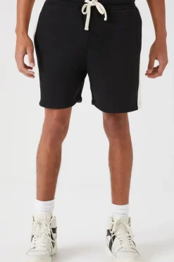 Colorblock Drawstring Shorts