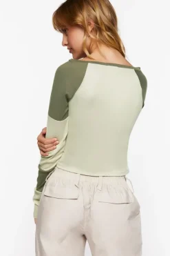 Colorblock Long-Sleeve Tee