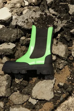 Colorblock Lug-Sole Booties