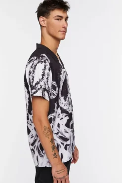 Colorblock Peace Sign Shirt