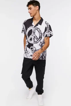 Colorblock Peace Sign Shirt