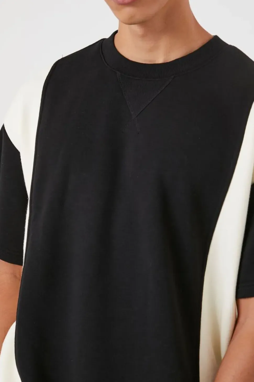 Colorblock Short-Sleeve Pullover