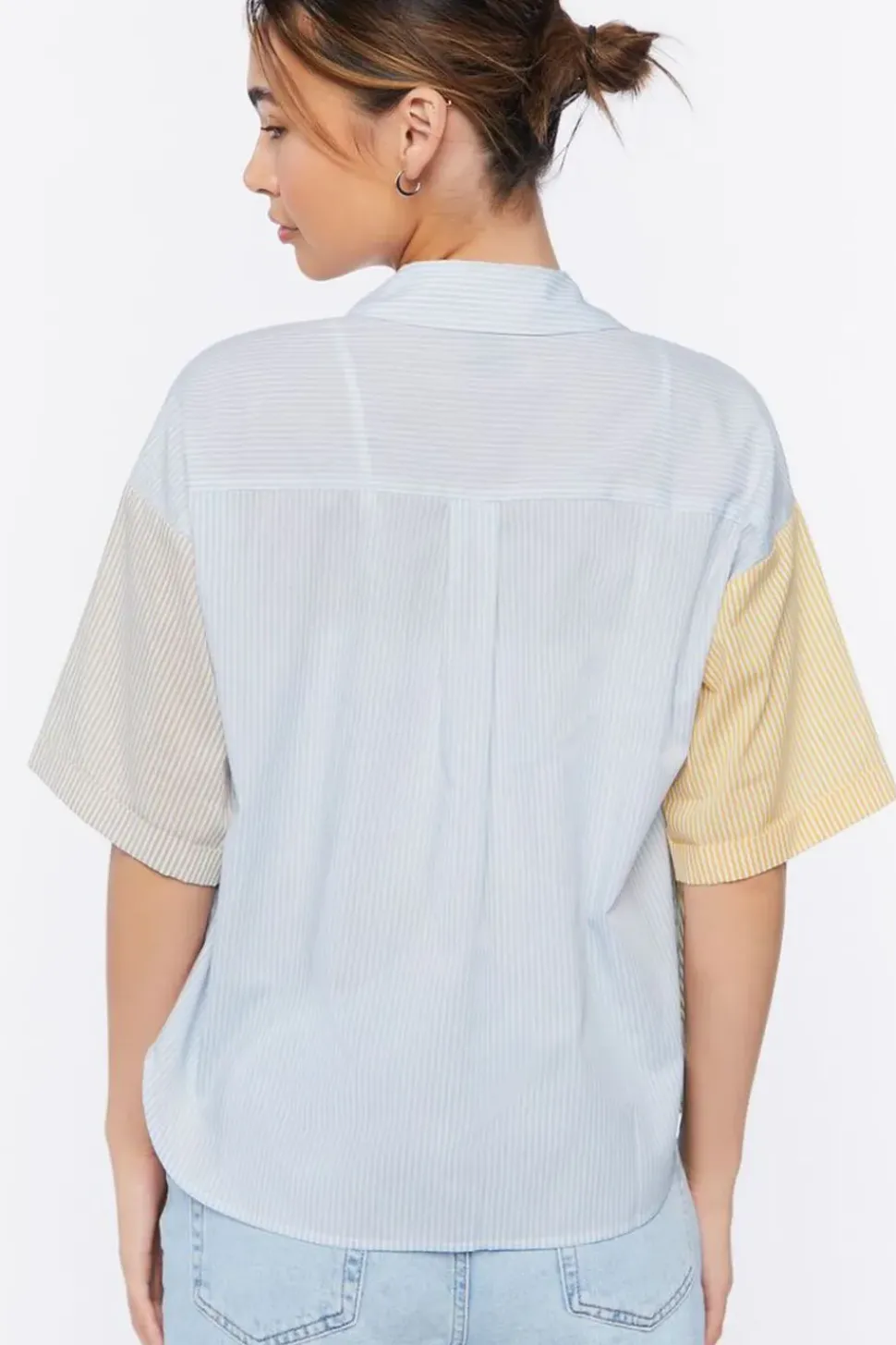Colorblock Striped Shirt